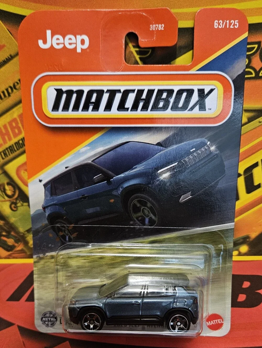 Matchbox Metallic Blue Jeep Avenger SUV Die-Cast